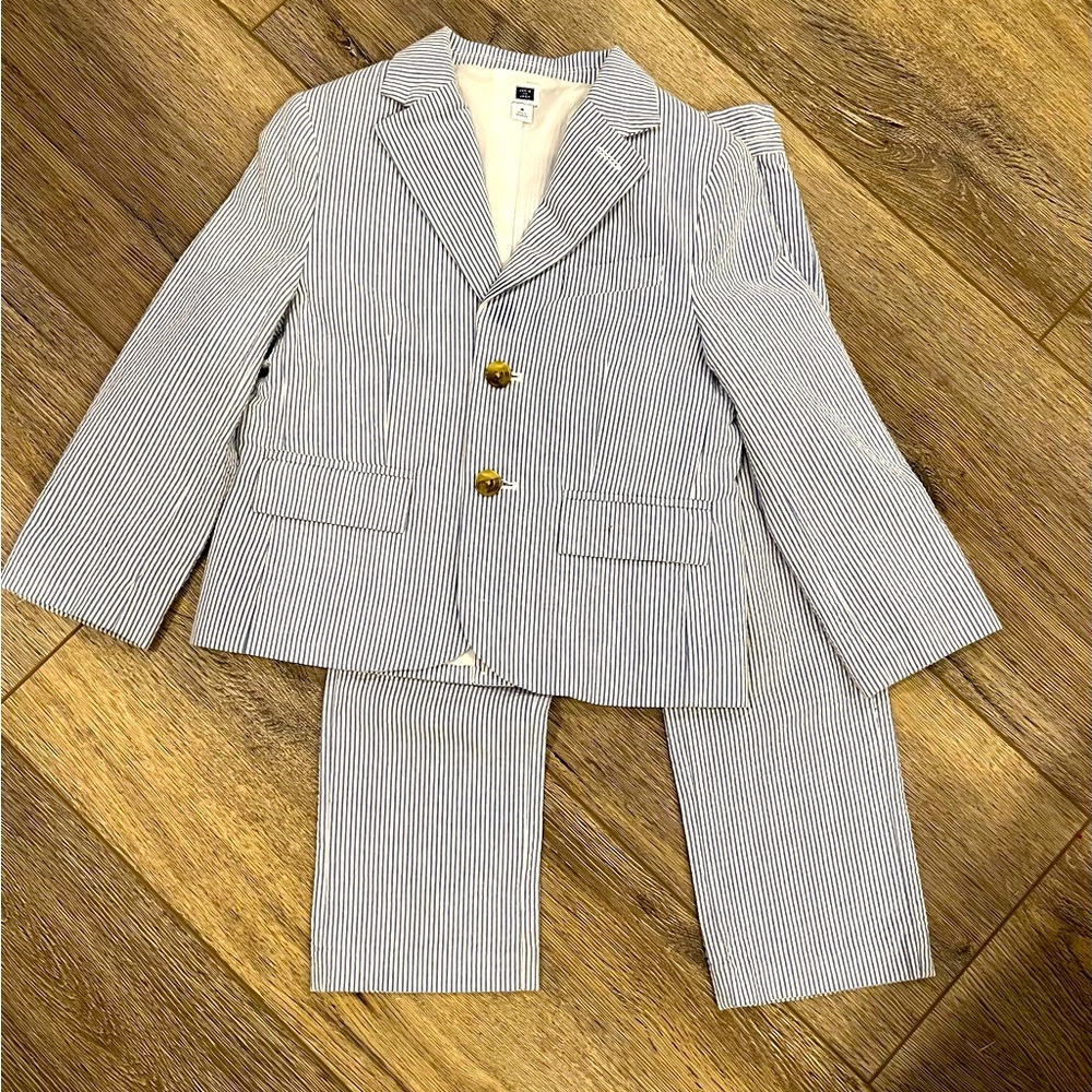 Janie and jack seersucker suit